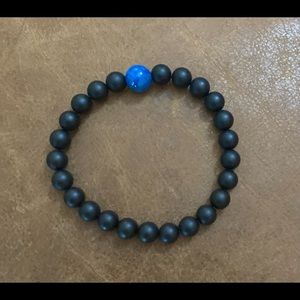 Blue & Black Matte bracelet